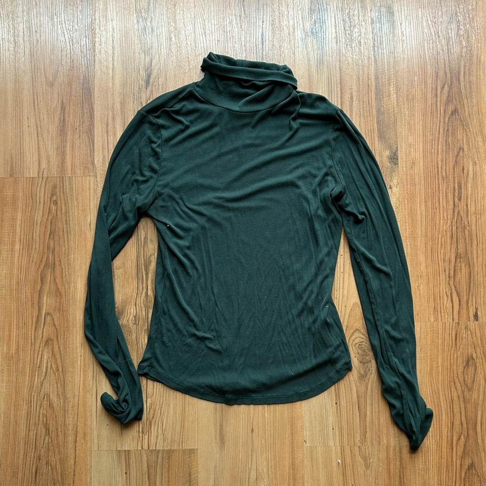 Sunday Best Forest Green Long Sleeve Top
